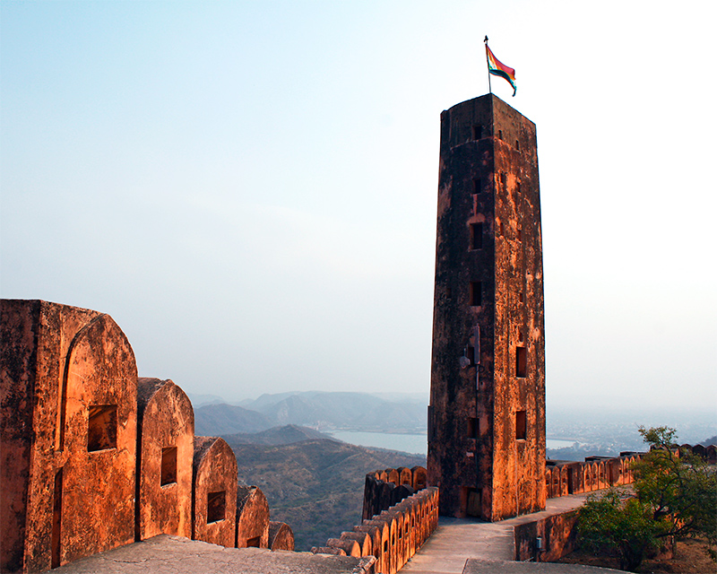 Ponto turístico em Jaipur, na Índia