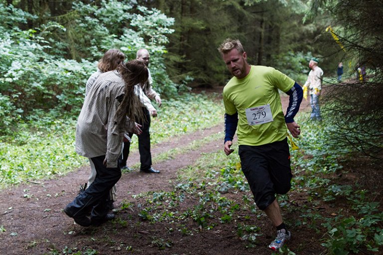 Prepare-se para o apocalipse Zumbi na Zombie Trail Run.