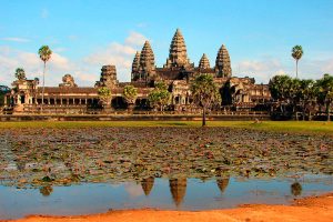 Lendárias ruínas de Angkor, Cambodja