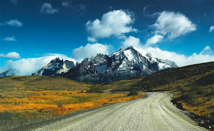 Montanhas na patagônia chilena