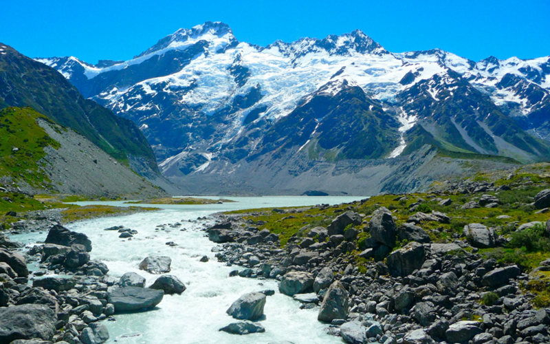 A expendida Nova Zelândia na Oceania