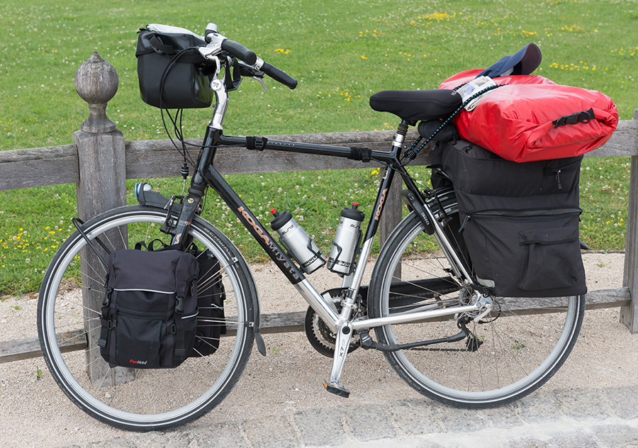 bicicleta com bagagem