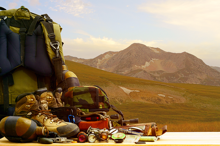 equipamentos para trekking