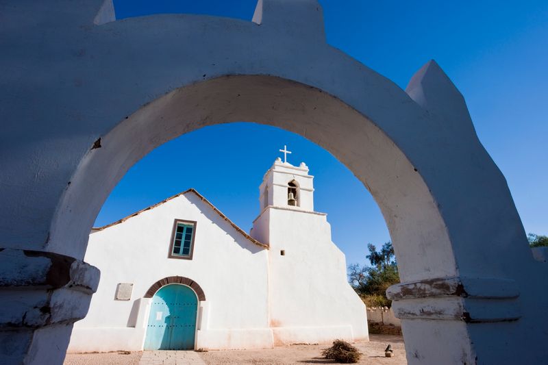 Iglesia San Pedro, no Deserto do Atacama