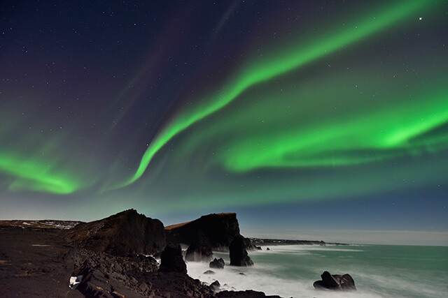 Auroras Boreais na Islândia