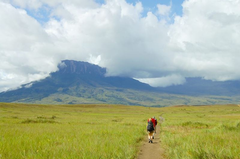 Lugares para acampar no Monte Roraima