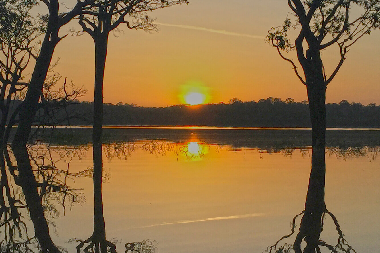 Com filhas e marido pela Floresta Amazônica