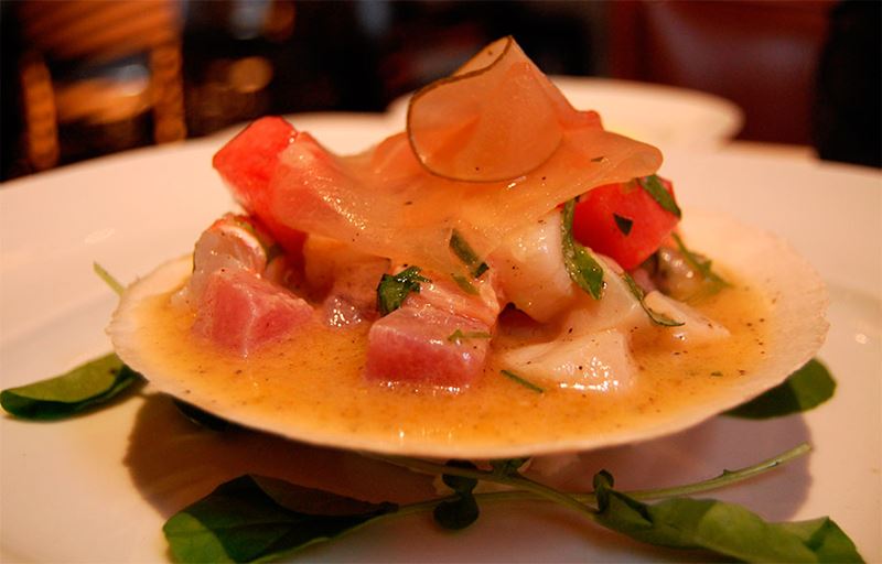 A excepcional gastronomia peruana, o famoso ceviche