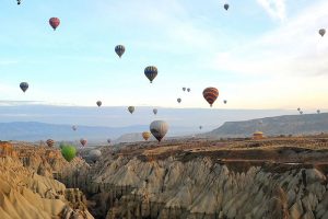 Passeio de balão na Capadócia, Turquia