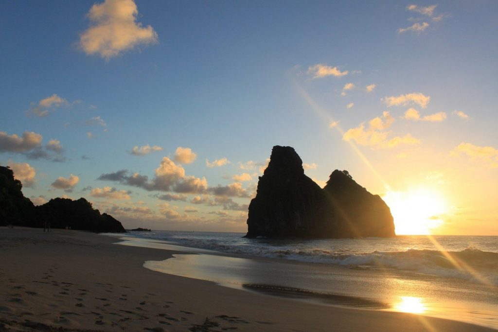 Por do sol em Fernando de Noronha