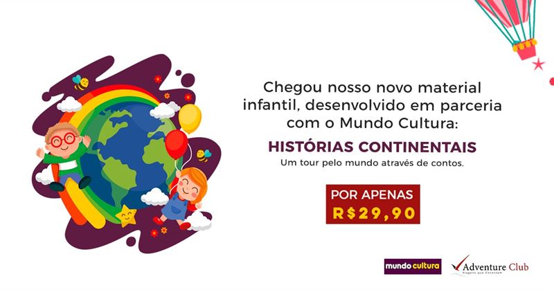 Material Infantil, séries de Histórias Continentais