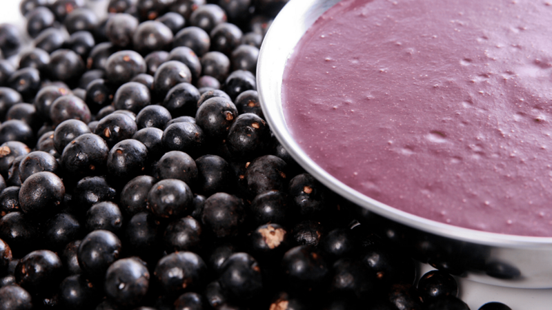 Açaí consumido como refeição, Amazônia 