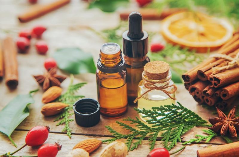 óleos essenciais nas viagens