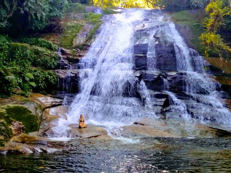 Cachoeira do Trombador, um dos destinos próximos a São Paulo para curtir o isolamento