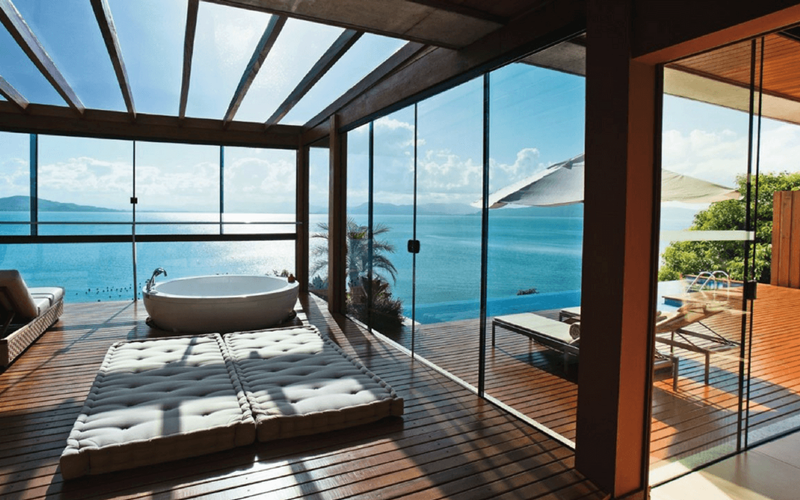 Ponta dos Ganchos Exclusive Resort , um dos lugares para fazer staycation