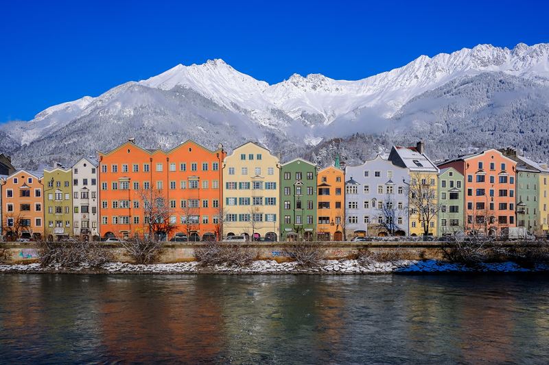 Innsbruck na Áustria, um dos lugares que mais neva 