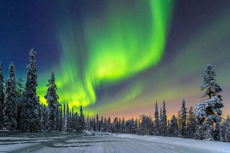Aurora Boreal na Finlândia, Lapônia