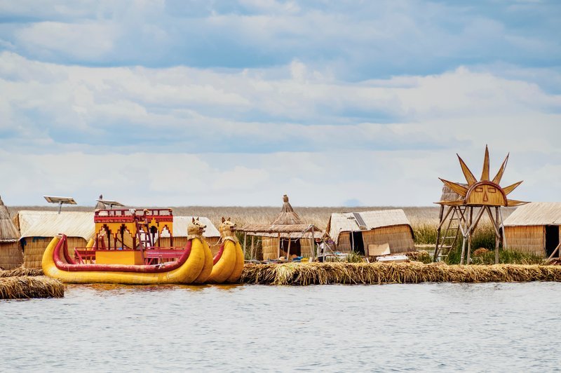 Lago Titicaca no Peru