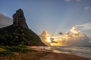 Pôr do sol em Fernando de Noronha