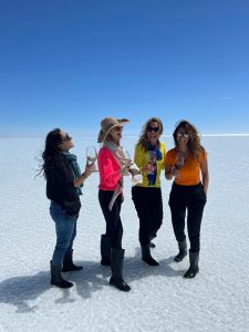 Eliane Leite no Salar do Uyuni
