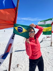 Eliane Leite no Salar do Uyuni