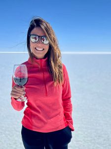 Eliane Leite no Salar do Uyuni