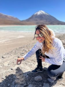 Eliane Leite no Salar do Uyuni