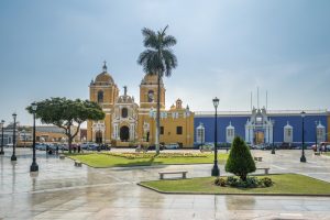 Main,Square,(plaza,De,Armas),And,Cathedral,-,Trujillo,,Peru