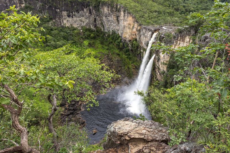 Saltos do Rio Preto, na Chapada dos Veadeiros