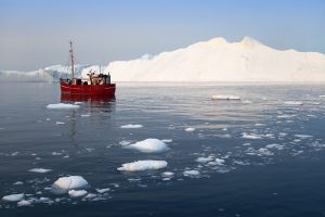 Imagem de gelo na Antártica