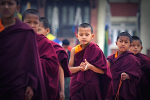 Monges Budistas no Nepal
