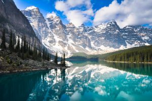 Moraine Lake Rocky Mountains Costa Oeste Canadá