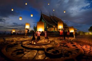 Yee Peng Festival das Lanternas, Tailândia