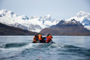 M/V Ventus Australis ou Stella Australis: saindo de Ushuaia