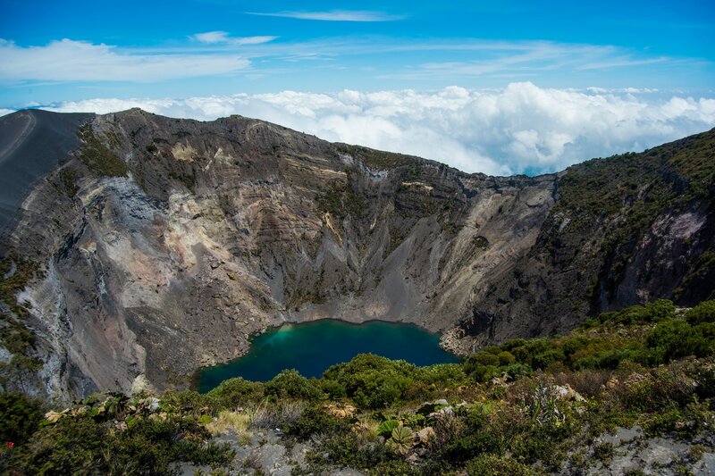 Vulcão Irazu na Costa Rica