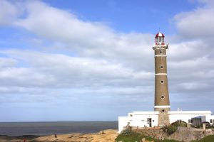 The,Famous,Lighthouse,In,Jose,Ignacio,,Uruguay,,South,America.