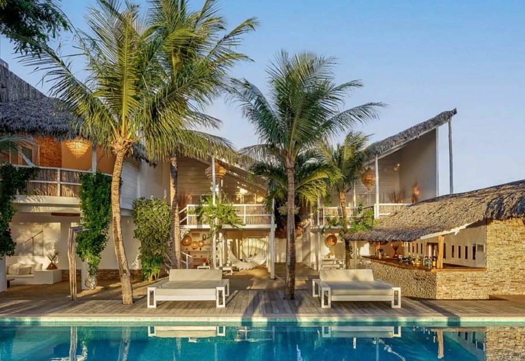 Uma imagem mostrando uma experiência e hotelaria recomendada La Villa em Jericoacoara