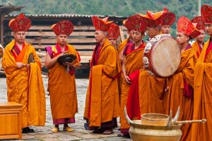 Ritual Monge Trashigang Butão