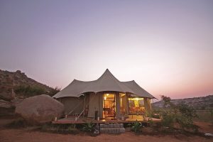 Índia: Kishkinda Camp em Hampi