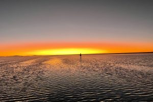 Pôr do Sol no Uyuni, Bolívia