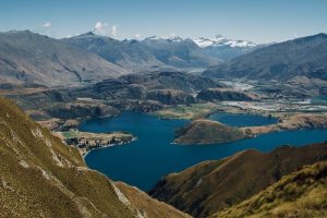 Belas montanhas do Trekking Nova Zelândia - Ilha Sul