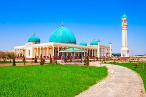 Muhammad,Imam,Iyshan,Mosque,In,The,Centre,Of,Nukus,City,