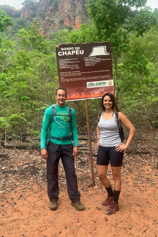 Eliane Leite, diretora da Adventure Club, na Chapada das Mesas