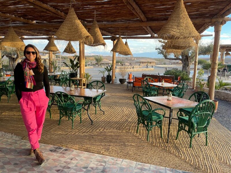Eliane Leite, diretora da Adventure Club, em viagem ao Marrocos