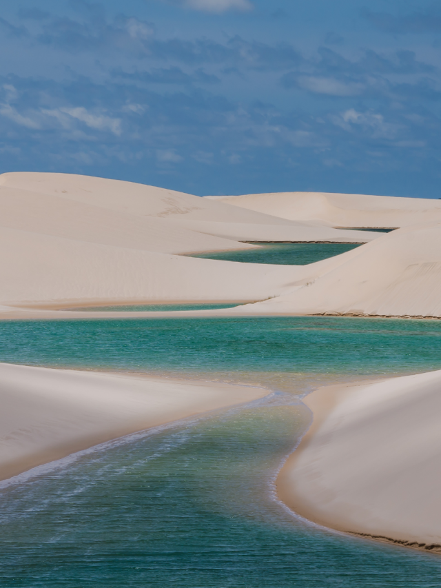 Imagem ilustrando os Lençóis Maranhenses