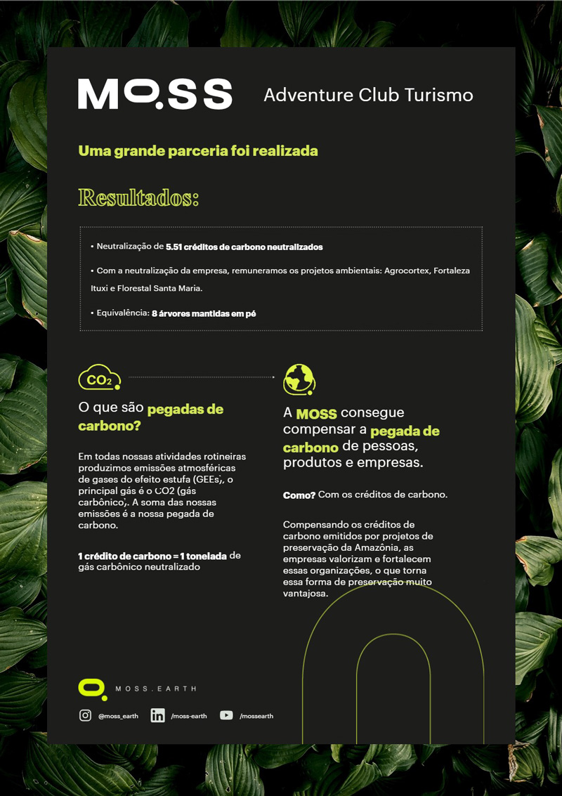 Relatório Compensação Carbono Adventure Club 2023