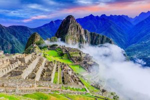 Machu Picchu, Peru. UNESCO World Heritage Site. One of the New Seven Wonders of the World