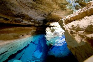 Poço Azul na Chapada Diamantina, Bahia