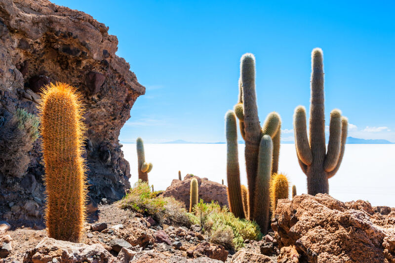 Salar de Uyuni, na Bolívia