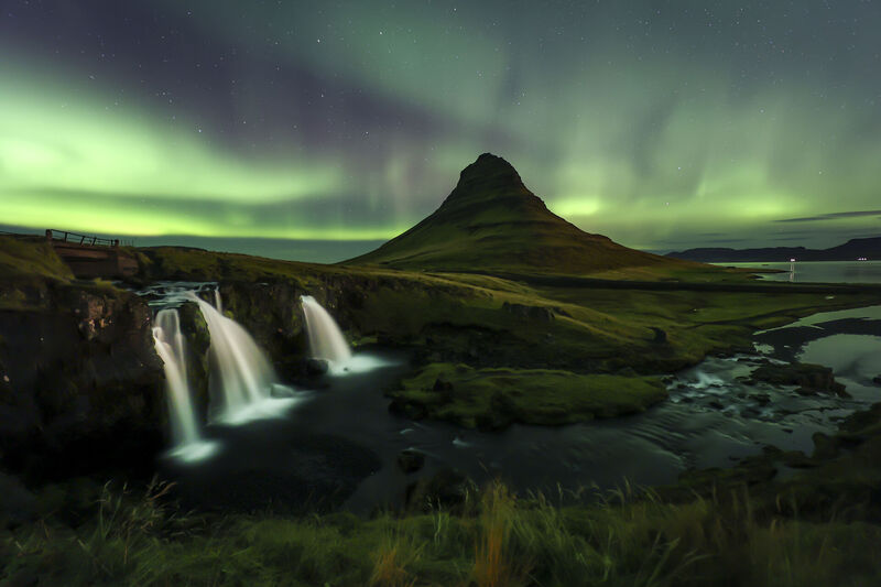 Aurora Boreal na Islândia